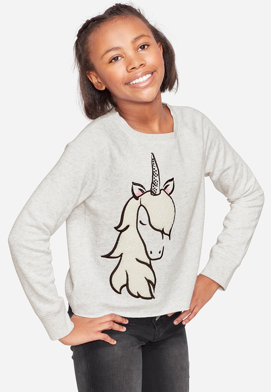 Critter crew neck sweatshirt