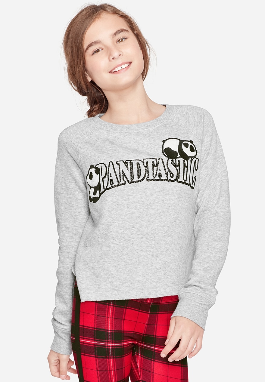 Critter crew neck sweatshirt