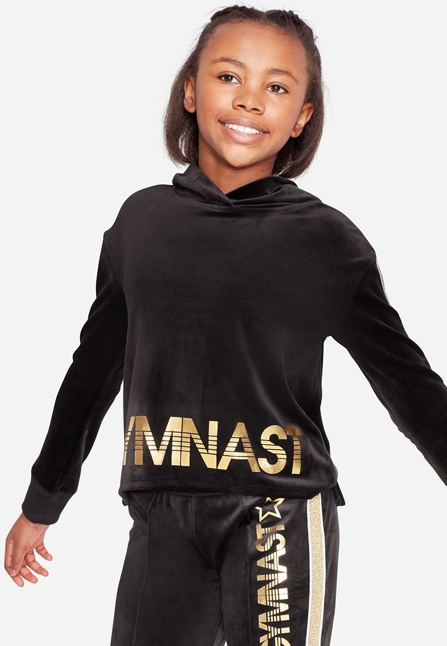 Justice gymnast hoodie store